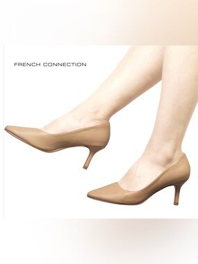 French Connection “Kate” Nude Colored Pumps - Size 6 - NWT